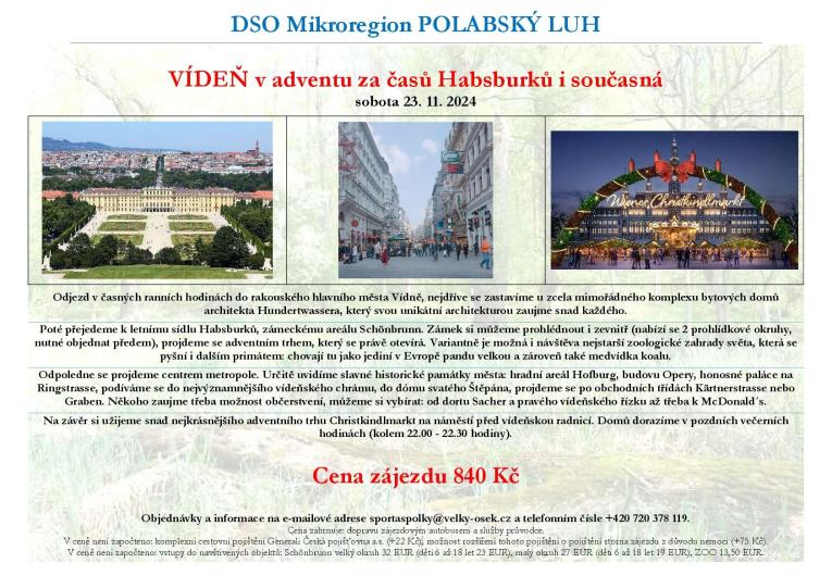 Autobusový zájezd do Vídně